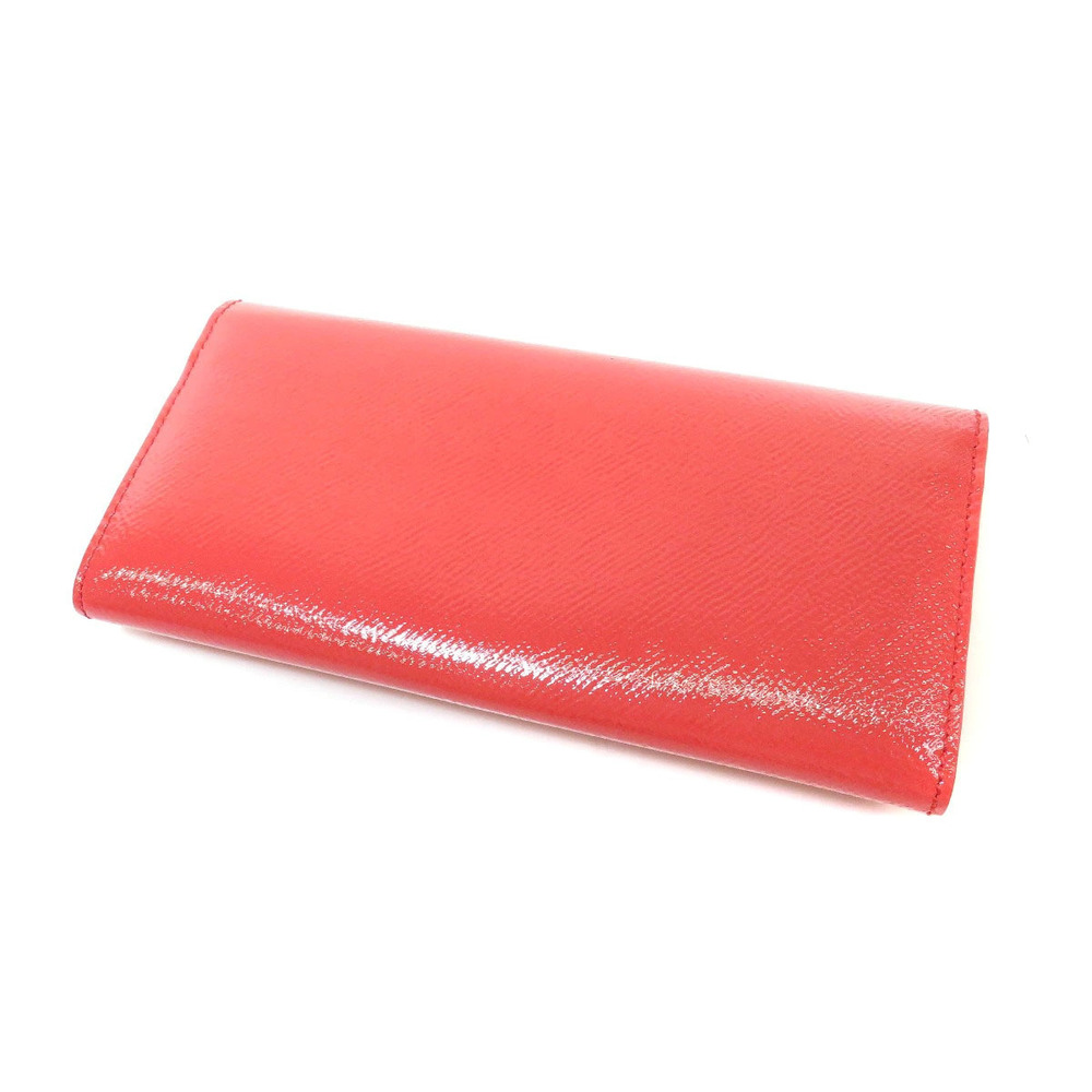 Burberry long motif leather Wallet